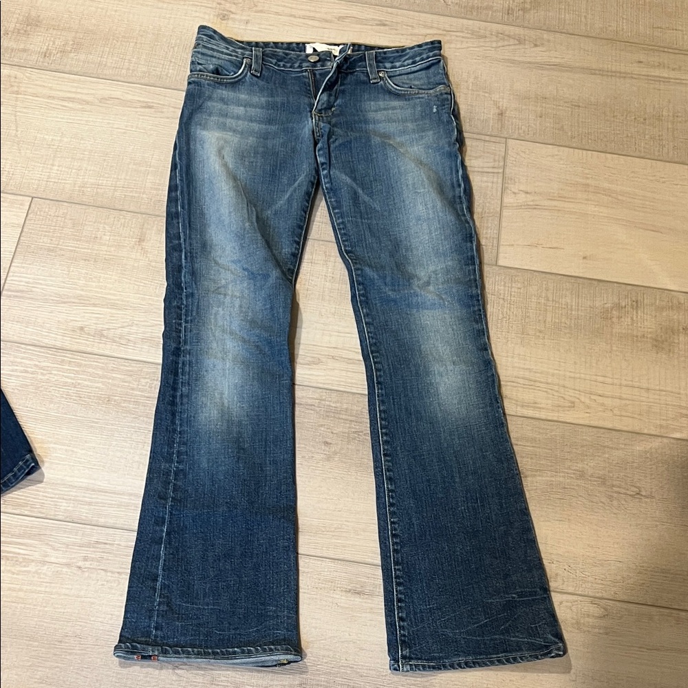 Paper Denim & Cloth Flare Jeans in Classic Blue